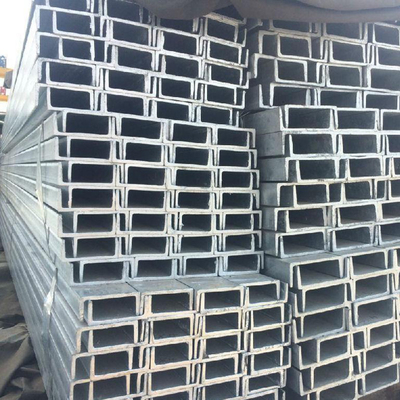 فولاد گالوانیزه C کانال U بخش کانال ساخت 50*50*3mm