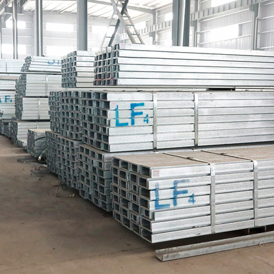 50 میلی متر فولاد گالوانیزه C کانال فلزی آهن U تیر ASTM Q235 Q345