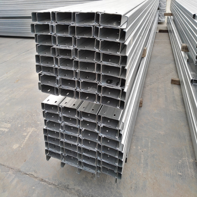 کانال فولادی گالوانیزه 12 متری ASTM SS400 50 میلی متری برای ساختار سبک