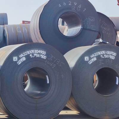 کویل فولاد کربنی HR نورد گرم 0.2 میلی متری SS400 A36 Q235 Q345 Q195