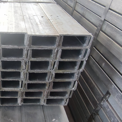 کانال فولادی گالوانیزه گرم ساختاری U Beam Steel Rod 16 Gauge
