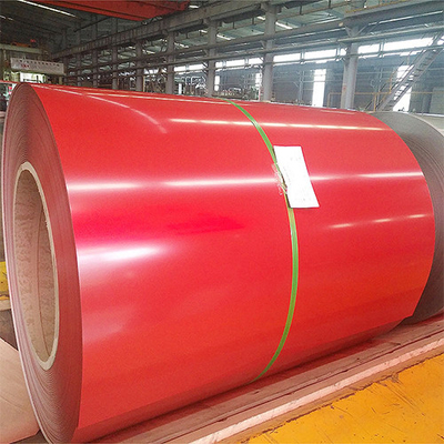 رول سقف گالوانیزه گالوانیزه PPGI با روکش رنگی رول 1250mm