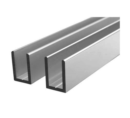 SUS 304 321 فولاد ضد زنگ کانال U/C بیم پروفیل SS 409 نورد گرم 100*50*5mm