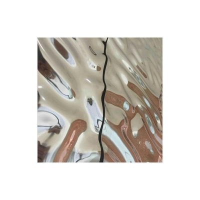 ورق فولادی راه راه آب 0.3mm 0.5mm 0.8mm 1.5mm 304 316 316L 321 SS Sheet