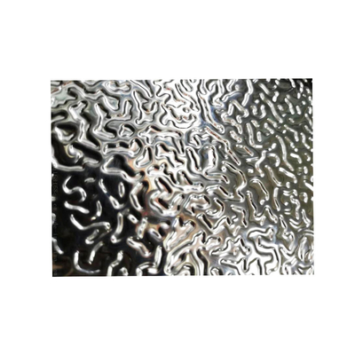 ورق فولادی راه راه آب 0.3mm 0.5mm 0.8mm 1.5mm 304 316 316L 321 SS Sheet
