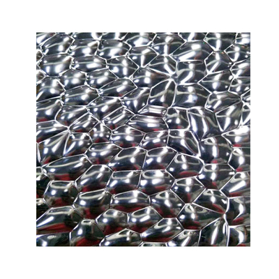 ورق فولادی راه راه آب 0.3mm 0.5mm 0.8mm 1.5mm 304 316 316L 321 SS Sheet