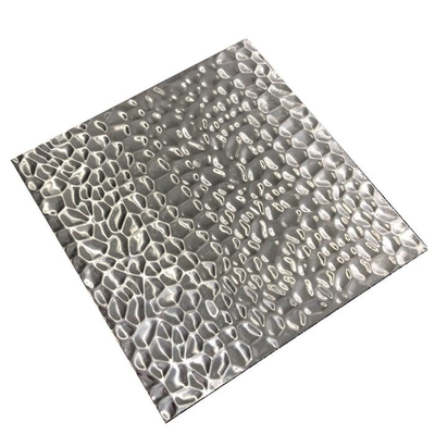 آینه ورق موج دار فولاد ضد زنگ سرد کشیده شده 0.1mm 0.5mm 1mm برای تزئین سقف