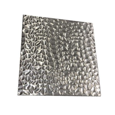 آینه ورق موج دار فولاد ضد زنگ سرد کشیده شده 0.1mm 0.5mm 1mm برای تزئین سقف