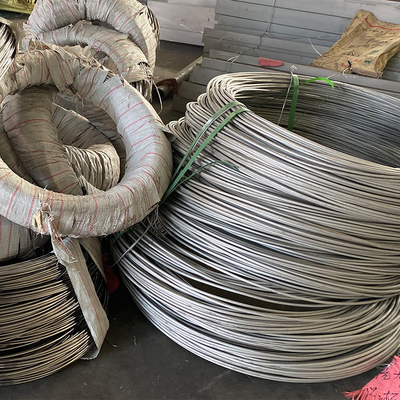 ODM Stainless Steel Wire Rod For Mesh Metal Wire 304 316 دور 0.3 - 0.7mm