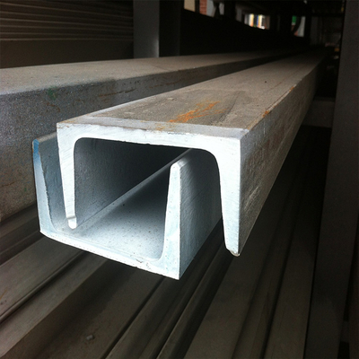نمایه کانال فولادی 304 305 316 405 6mm U/C شکل کانال فولادی Stainless Steel Structural C Profile