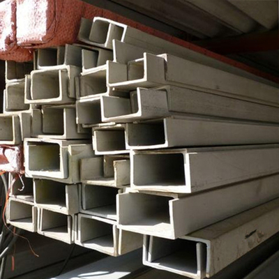 پروفیل فولادی U شکل نورد سرد ASTM A213 TP304 پروفیل های فولادی ضد زنگ
