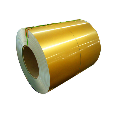کویل آلومینیومی پیش رنگ شده 90 Hrb 1.2 میلی متری رنگی از پیش رنگ شده فولاد گالوانیزه