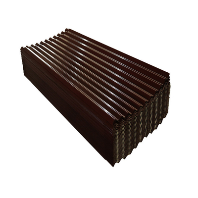 Z30 665mm PPGI ورق سقف DX51 Color Coated Galvalume For Industrial