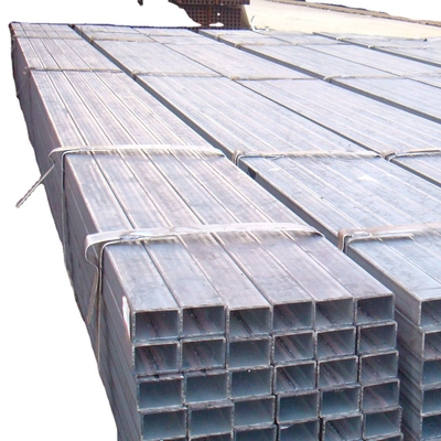 ISO9001 2 X 2 Gi لوله گالوانیزه لوله فولادی مربع 100mm