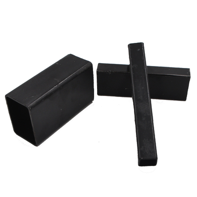 لوله مربع آهنی مشکی Ss400 لوله مربع گالوانیزه 6x6 Ms Hot Rolled