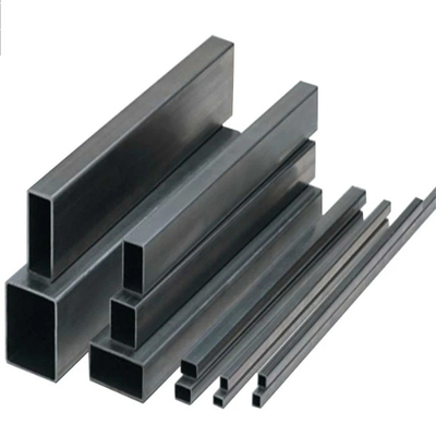 لوله مربع فولادی سیاه ISO 14 میلی متری JIS SS400 لوله مربع گالوانیزه