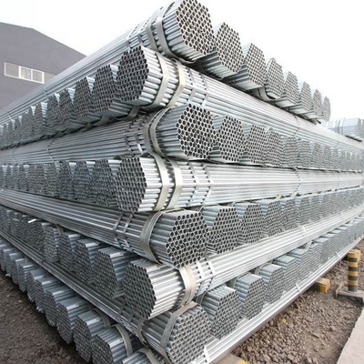 لوله های گرد گالوانیزه Astm A 53 Gr B Q235 Erw Steel Pipe
