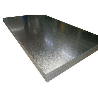 Dx55D 20 گیج فولاد گالوانیزه Z275 Z350 ورق فلز گالوانیزه