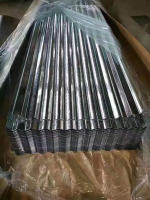 سقف فلزی موجدار گالوانیزه PPGI 0.02mm DX51D ASTM