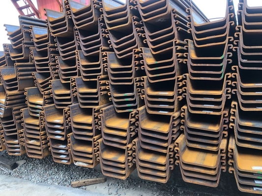 ورق فولادی Pile Z نوع U، استاندارد اروپایی En10249 S355jr S355j0