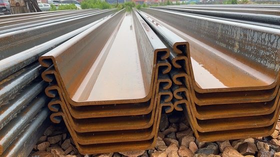 ورق فولادی Pile Z نوع U، استاندارد اروپایی En10249 S355jr S355j0